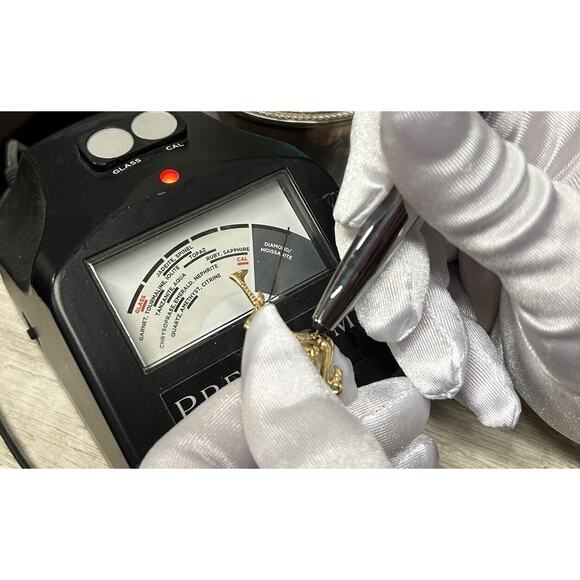 Vintage 14K Gold Flamingo Brooch Pendant Diamond Sapphire BIRD Estate Pin 3.33g - Picture 12 of 15